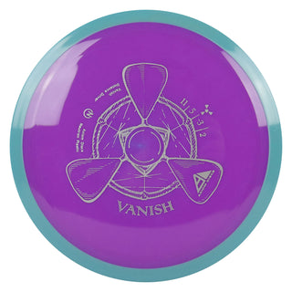 Axiom Disc Golf Neutron Vanish Distance Driver 11/5/-3/2 Purple/Blue 174 grams