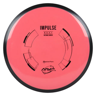MVP Disc Golf Neutron Impulse Distance Driver 9/5/-3/1 Light Red 168 grams