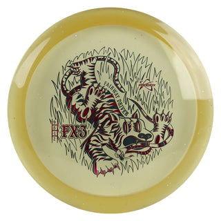 Prodigy Disc Golf 750 Glimmer FX-3 - Snake Hunter 9/5/-1/2 Clear/Pink 172 grams