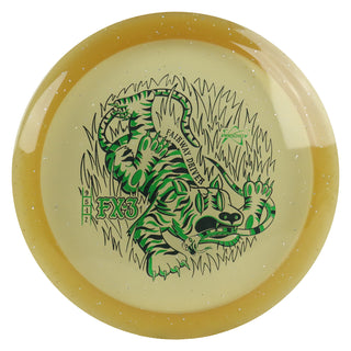 Prodigy Disc Golf 750 Glimmer FX-3 - Snake Hunter 9/5/-1/2 Clear/Green 173 grams