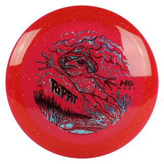 Prodigy Disc Golf 750 Glimmer H6 - Rippit Reborn 11/5/-3/1 Red/Blue Stars 173 grams