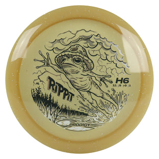 Prodigy Disc Golf 750 Glimmer H6 - Rippit Reborn 11/5/-3/1 Clear/Silver 173 grams