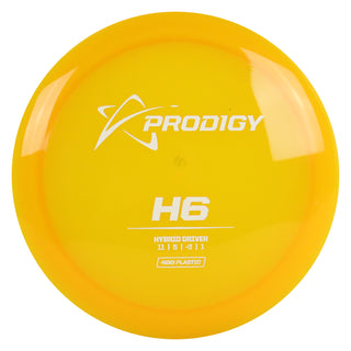 Prodigy Disc Golf 400 H6 Hybrid Driver 11/5/-3/1 Yellow/White 173 grams
