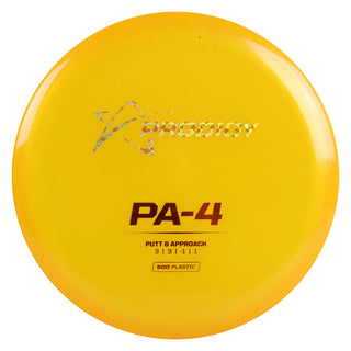 Prodigy Disc Golf 500 PA-4 Putt and Approach 3/3/-1/1 Gold/Gold Prisms/Orange 174 grams
