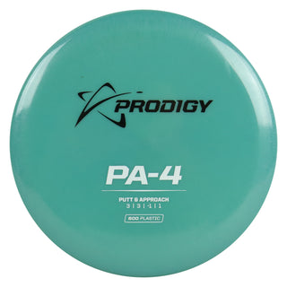 Prodigy Disc Golf 500 PA-4 Putt and Approach 3/3/-1/1 Teal/Black/White 174 grams