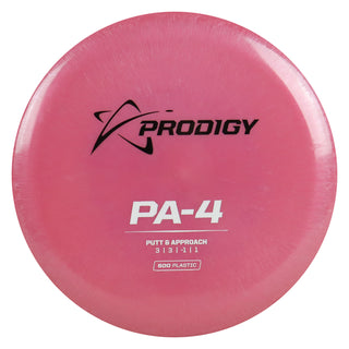 Prodigy Disc Golf 500 PA-4 Putt and Approach 3/3/-1/1 Dark Pink/Black/White 174 grams