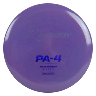 Prodigy Disc Golf 400 PA-4 Putt and Approach 3/3/-1/1 Purple/Lavender/Navy Shatter 174 grams