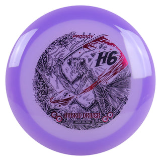 Prodigy Disc Golf 400 Glow H6 Slasher Hybrid Driver 11/5/-3/1 Purple/Magenta 173 grams