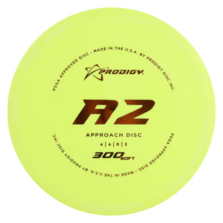 Prodigy Disc Golf 300 Soft A2 Putt and Approach 4/4/0/3 Yellow/Orange 173 grams