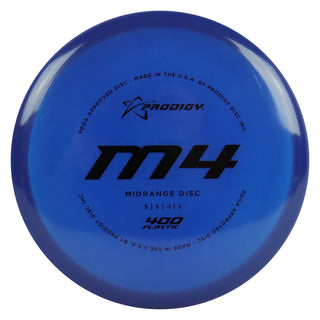 Prodigy Disc Golf 400 M4 Midrange 5/5/-1/1 Navy/Black 167 grams