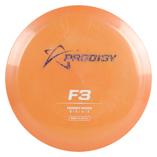 Prodigy Disc Golf 500 F3 Fairway Driver 8/5/-2/2 Mango/Lavender Scratch/White 174 grams