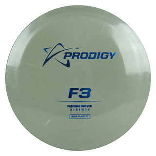 Prodigy Disc Golf 500 F3 Fairway Driver 8/5/-2/2 Grey/Blue 174 grams