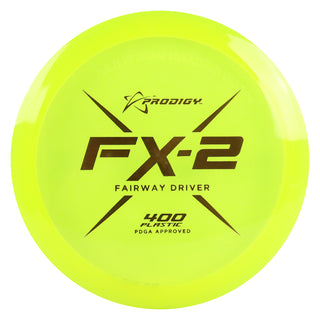 Prodigy Disc Golf 400 FX-2 Fairway Driver 9/4/-0.5/3 Yellow/Gold 167 grams