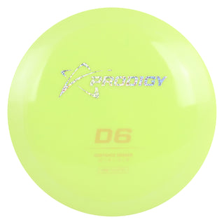 Prodigy Disc Golf 400 D6 Distance Driver 12/6/-3/2 Yellow/Holo Shimmer/Ghost 167 grams