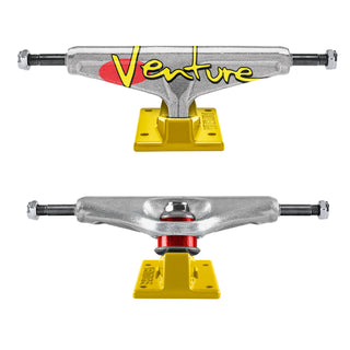 Venture Skateboard Trucks Team Full Bleed 92 5.6 (8.25") with 52mm Wheels, Bearings, Hardware