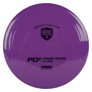 Discmania Disc Golf S-Line PD2 Power Driver 12/4/0/4 Purple/Purple 174 grams
