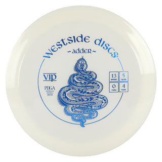 Westside Disc Golf VIP Adder Distance Driver 13/5/0/4 White/Blue 176 grams