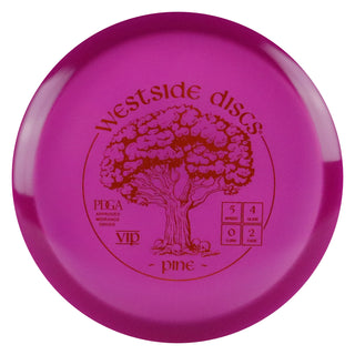 Westside Discs Disc Golf VIP Pine Midrange 5/4/0/2 Purple/Orange 179 grams