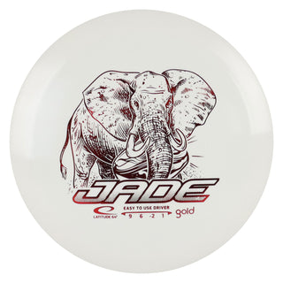 Latitude 64 Disc Golf Gold Jade Distance Driver 9/6/-2/1 White/Red 156 grams