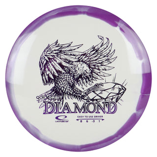 Latitude 64 Disc Golf Gold Orbit Diamond Fairway Driver 8/6/-3/1 Purple/Purple 158 grams