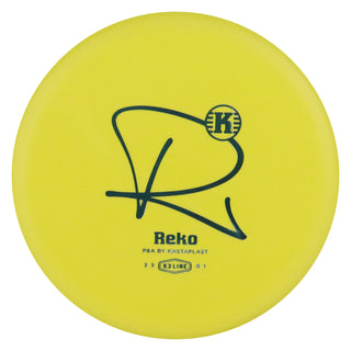 Kastaplast Disc Golf K3 Reko Putter 3/3/0/1 Yellow/Turquoise 174 grams