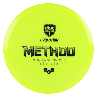 Discmania Disc Golf Evolution Neo Method Midrange 5/5/0/3 Yellow/Blue 171 grams