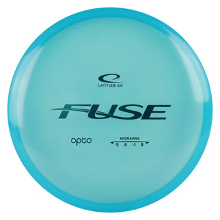 Latitude 64 Disc Golf Opto Fuse Midrange 5/6/-1/0 Blue/Turquoise 177 grams
