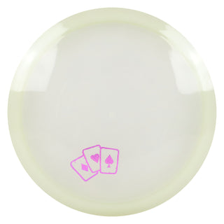 Discmania Disc Golf Active Glow Premium Magician Fairway Driver 6/4/0/2 Aces Stamp Magenta 170-175g