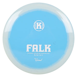 Kastaplast Disc Golf K1 Grind Falk Fairway Driver 9/6/-2/1 Blue White/White 174 grams