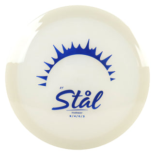 Kastaplast Disc Golf K1 Glow Stal Fairway Driver 9/4/0/3 Glow/Blue 173 grams
