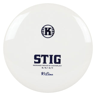 Kastaplast Disc Golf K1 Stig Midrange 6/5/-2/1 White/Indigo 173 grams