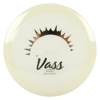 Kastaplast Disc Golf K1 Glow Vass Distance Driver 12/5/-1.5/2 Glow/Gold 173 grams