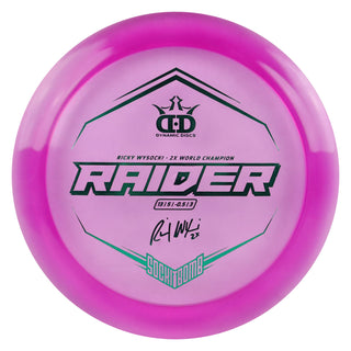 Dynamic Disc Golf Lucid Ice Wysocki Raider Driver 13/5/-0.5/3 Purple/Green 175 g