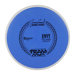 Axiom Disc Golf Electron James Conrad Signature Envy Putter 3/3/0/2 Blue/White 165 grams