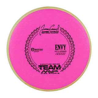 Axiom Disc Golf Electron James Conrad Signature Envy Putter Pink/Yellow 173 grams