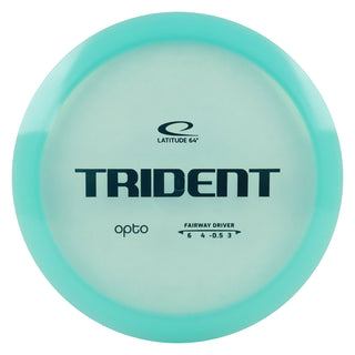Latitude 64 Disc Golf Opto Trident Fairway Driver 6/4/-0.5/3 Blue/Turquoise 173 grams