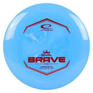 Latitude 64 Disc Golf Royal Grand Brave Fairway Driver 7/6/-1/2 Blue/Red 174 grams