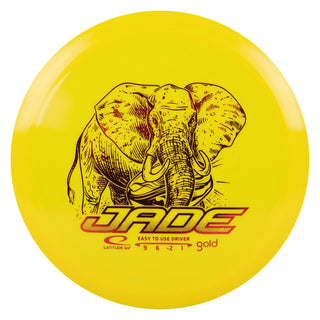 Latitude 64 Disc Golf Gold Jade Distance Driver 9/6/-2/1 Yellow/Red 159 grams