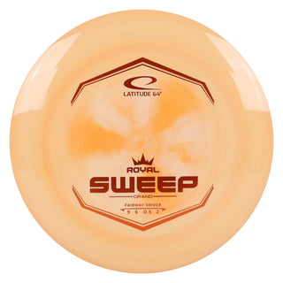 Latitude 64 Disc Golf Royal Grand Sweep Fairway Driver 9/6/-0.5/2 Light Orange/Orange 174 grams