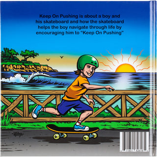 Keep On Pushing Hardcover Book by Jimbo Phillips