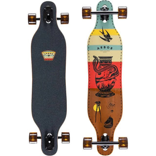 Arbor Longboard Drop Through Complete Mudgett Artist Axis 8.5" x 37"