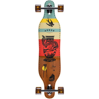 Arbor Longboard Drop Through Complete Mudgett Artist Axis 8.5" x 37"