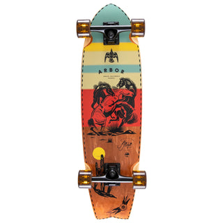 Arbor Longboards Cruiser Complete Mudgett Artist Sizzler 8.625" x 30.5"