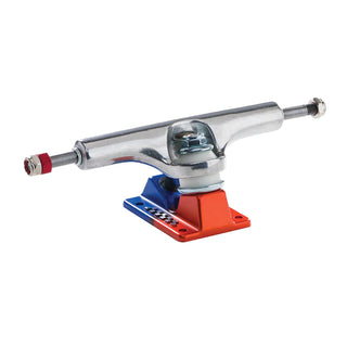 Ace Skateboard Trucks AF1 Blue/Orange Silver 44 (8.25" Axle) Pair
