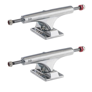 Ace Skateboard Trucks AF1 Low (Hollow Kingpin) Silver 44 (8.25" Axle) Pair