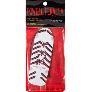 Powell Peralta Skateboard Pineapple Air Freshener Rat Bones White