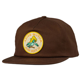 Anti Hero Skateboards Hat Jalopi Adios Mutha Snapback Brown