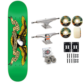 Anti Hero Skateboard Green 7.81" Independent Satori Premium Kit
