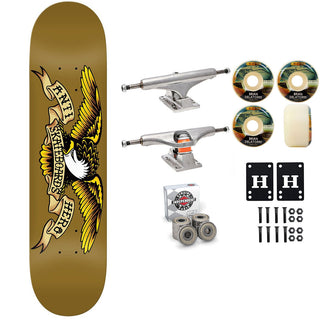 Anti Hero Skateboard Tan 8.06" Independent Satori Premium Kit