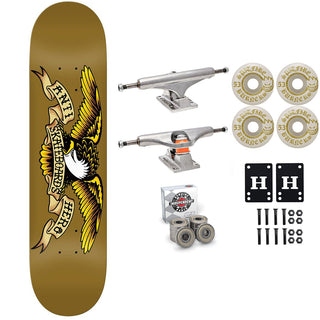 Anti Hero Skateboard Tan 8.06" Independent Spitfire Premium Kit